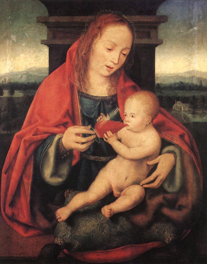 CLEVE, Joos van Virgin and Child fg